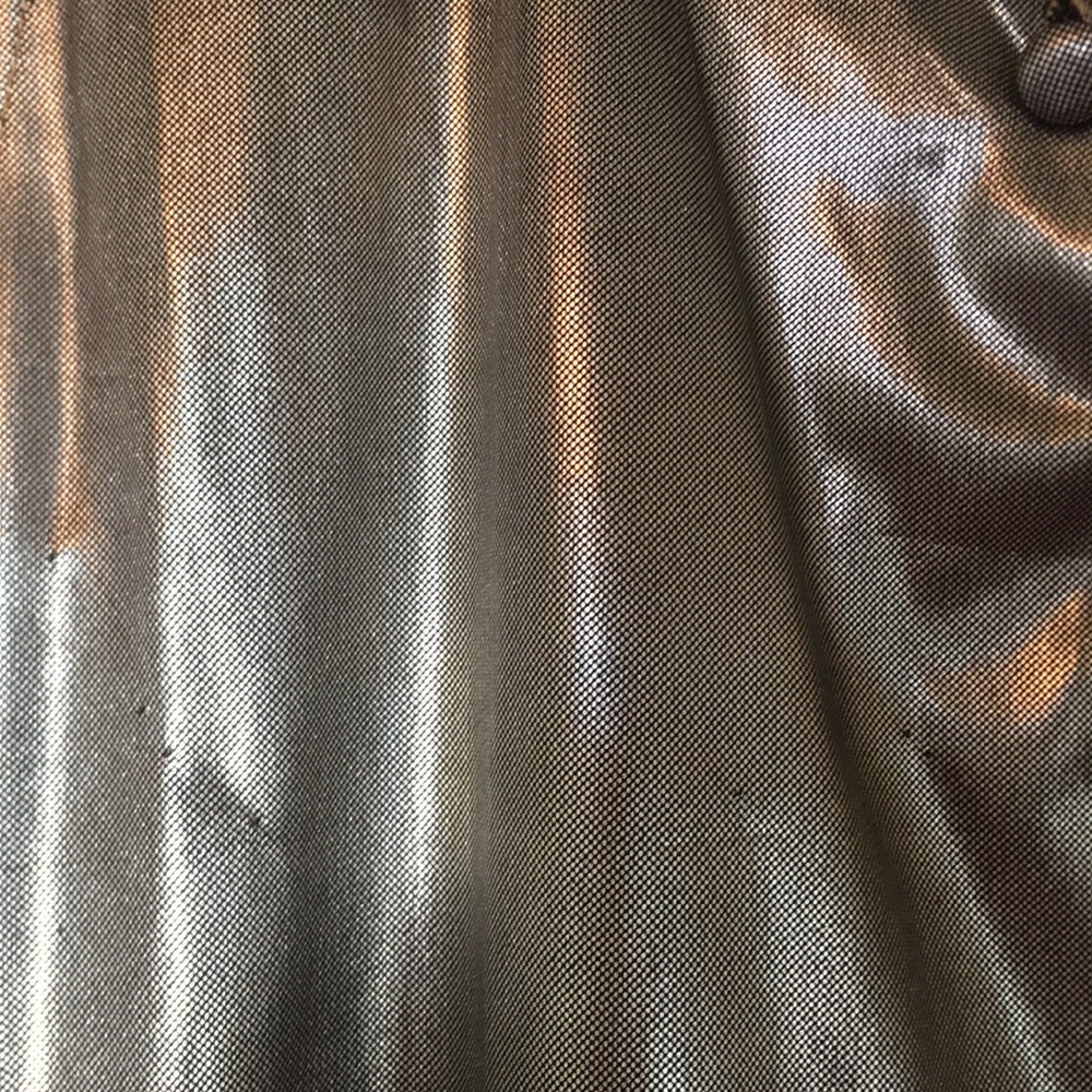 Vintage 70’s Metallic Silver Tank Women’s Sz M Top - Picture 4 of 8